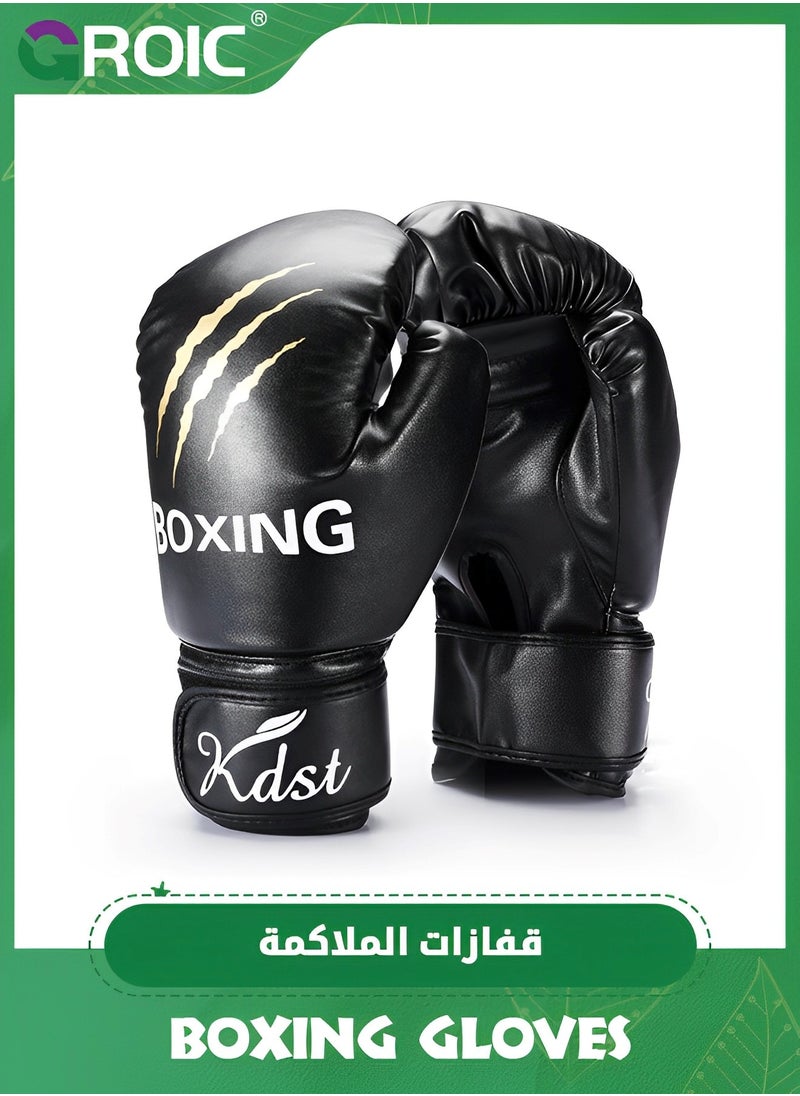 GROIC Boxing Gloves for Adult,Boxing Training Gloves, Kickboxing Gloves, Sparring Punching Gloves, Heavy Bag Workout Gloves for Boxing, Kickboxing, Muay Thai, MMA  - Image 1