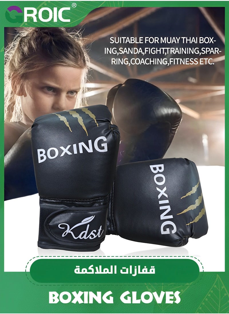 GROIC Boxing Gloves for Adult,Boxing Training Gloves, Kickboxing Gloves, Sparring Punching Gloves, Heavy Bag Workout Gloves for Boxing, Kickboxing, Muay Thai, MMA  - Image 2