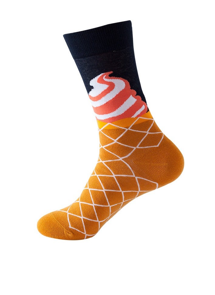 Generic - Unisex Absorb Sweat and Deodorize Socks 3 Pairs High Quality Socks One Size Fits All - Image 1