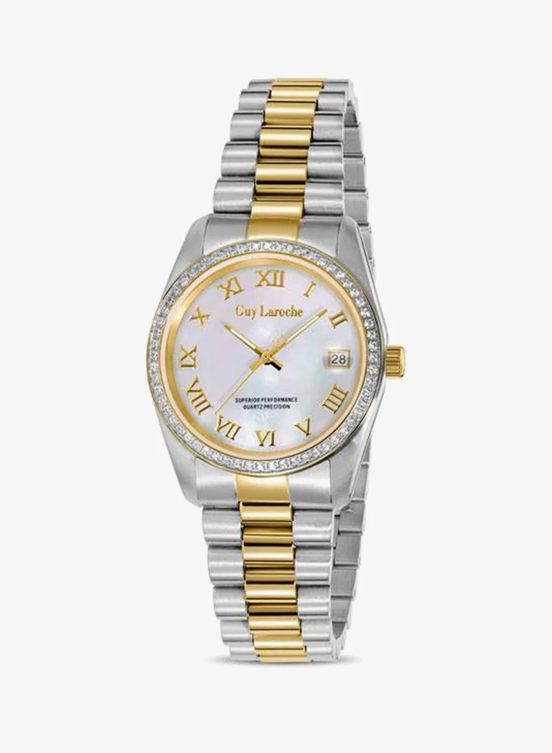 Rosalie Stainless Steel Bracelet Analog Watch for Women, 31mm