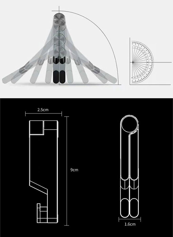 V-Shape Mobile Phone Stand,Phone Stand for Desk Compatible with All Mobile Phone  - Image 2