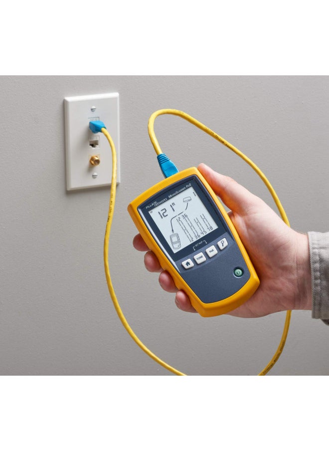 Fluke Networks - 5018508 MS-POE MicroScanner Copper Cable Verifier and PoE tester for RJ-45 Category 5-6A Ethernet Cables, Identifies Supplied Class 0-8 Power from Ethernet PSE Devices - pzsku/ZA4E5ACFF0C9B9AEB52FFZ/45/_/1731077791/3ce34875-8236-423e-a56f-bb57107474b0