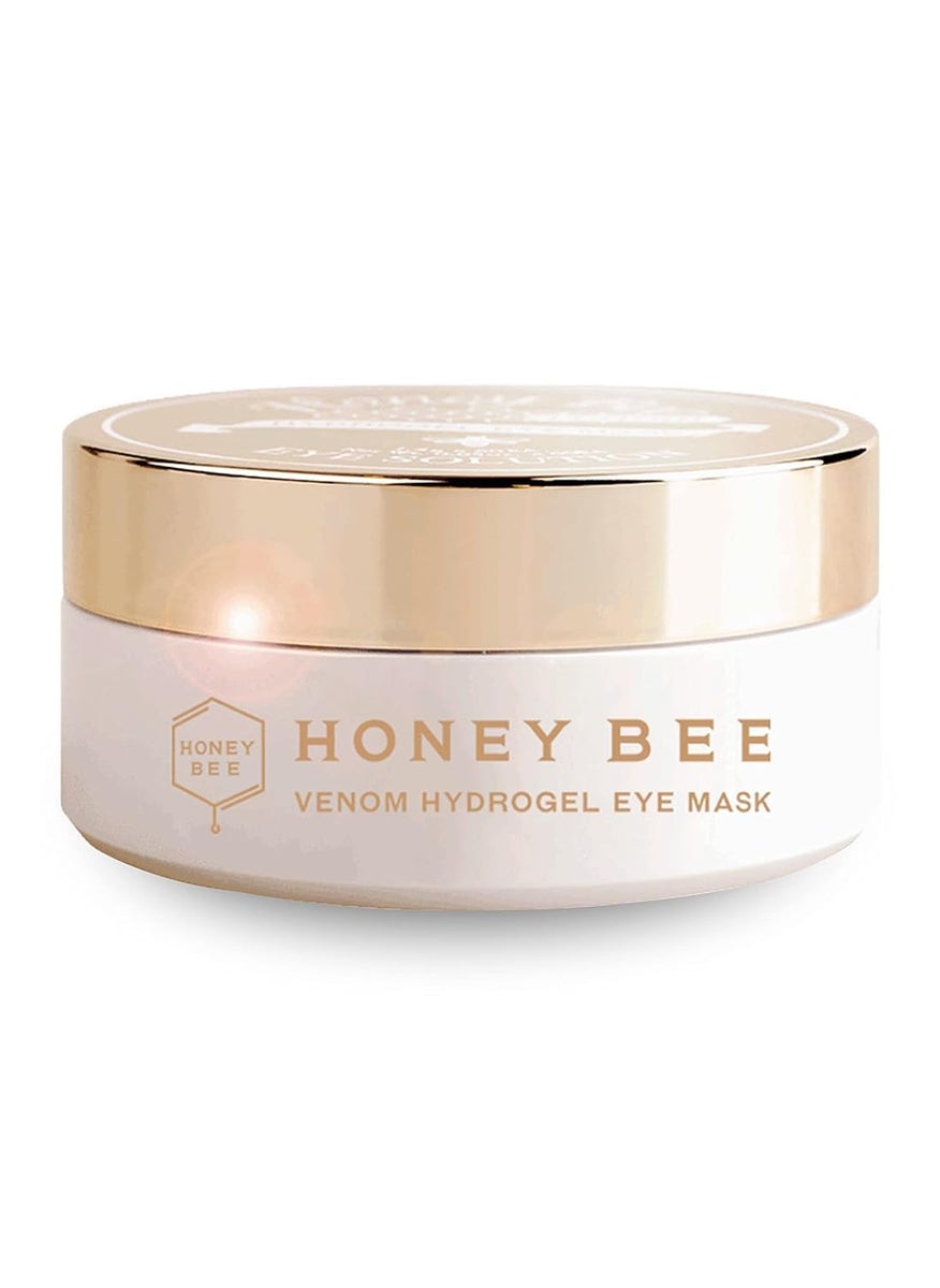TRUE ISLAND Honey Bee Venom Hydrogel Eye Masks for Dark Circles and Puffiness Bee Propolis Hydrogel Depuffing Eye Patches wBee Venom Collagen  Niacinamide for All Skin Types Pack of 60 Eye Pads 