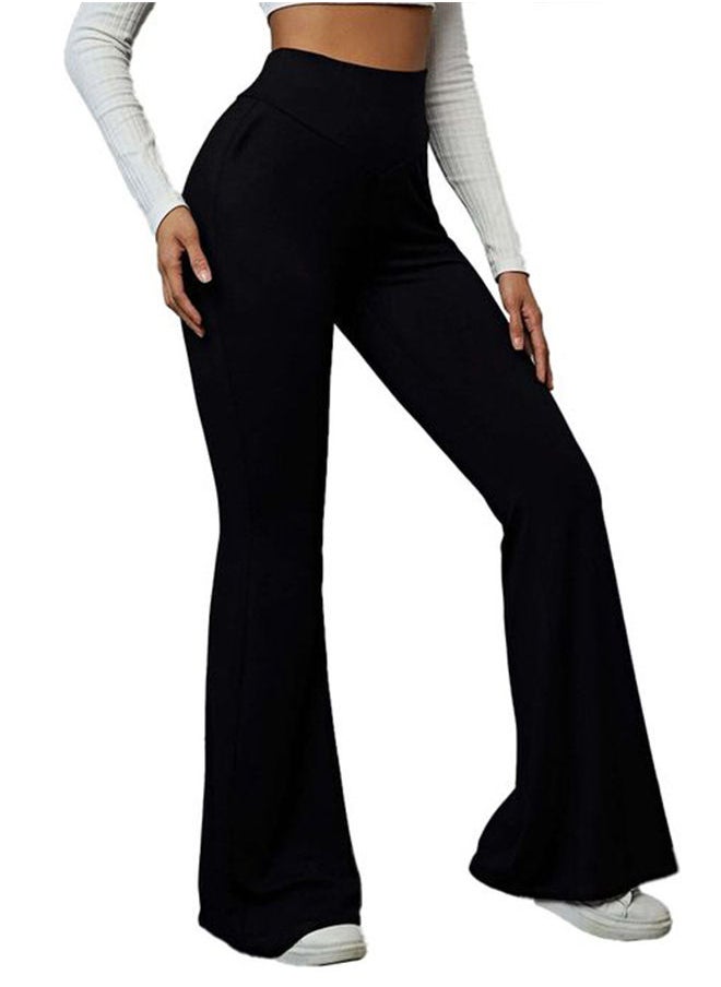 Nileton High Waist Sportswear Leggings Pants Wide Leg  - Image 3