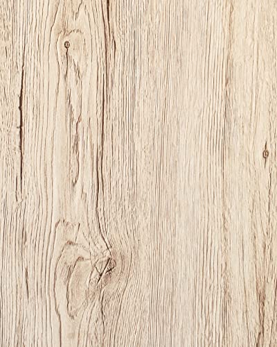 Lativo Wood Contact Paper Light Wood Grain Peel and Stick Wallpaper for Funiture Contact Paper for Cabinets Drawers Countertop Table Self Adhesive Wallpaper Bathroom Kitchen Waterproof 78.7inL15.7inW - Image 1