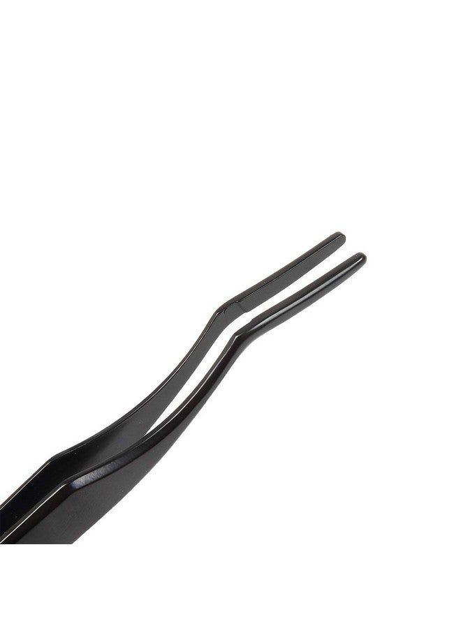 FEITA False Eyelash Applicator - FEITA Professional Curved Eyelashes Extension Tweezer for Easy Lashes Application and Removal - Black - 1Pc - Image 4