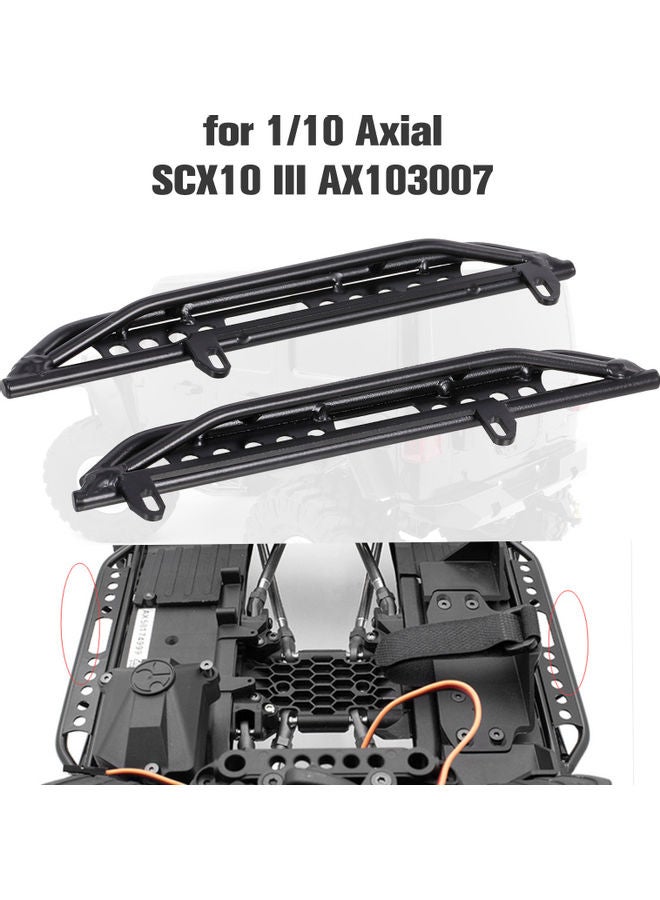NIBEMINENT Pair of Metal Side Pedals for 1/10 Axial SCX10 III AX103007 RC Car 19x2x10.2cm - Image 3