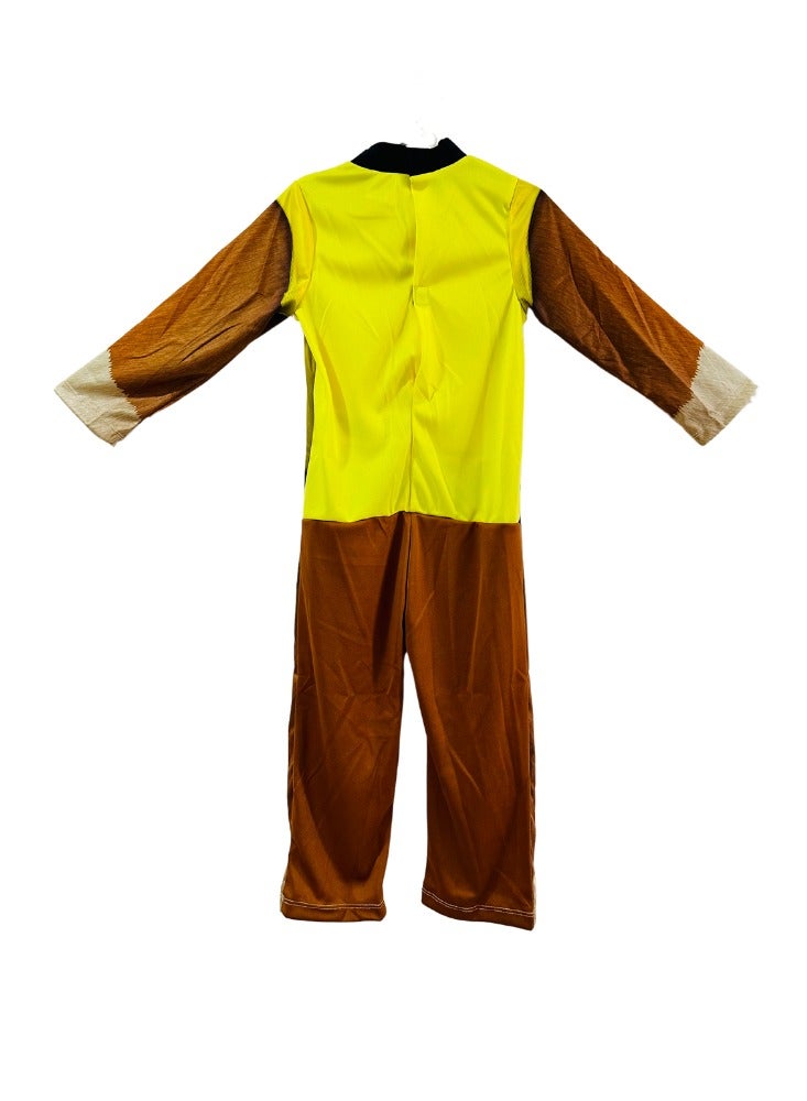 Amscan Official Nickelodeon Paw Patrol Rubble Kids Cosplay Dress-Up Roleplay Child Costume Yellow Jumpsuit with Mask - Image 3