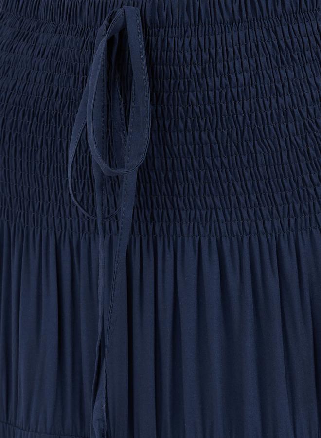 Styli Smocked Tiered A-Line Maxi Dress - Image 3