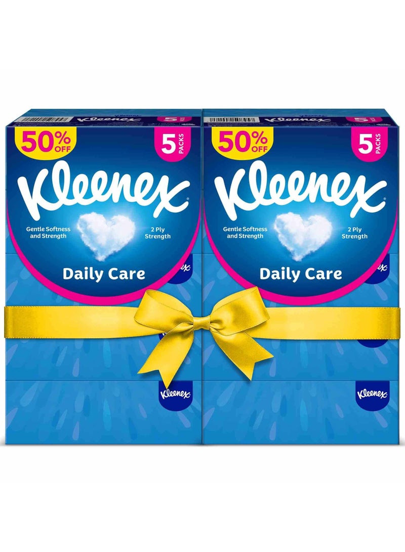 Kleenex مناديل الوجه للعناية اليومية 120 ورقة - Image 1
