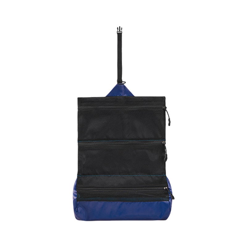 Navy Blue Portable Foldable Wash Pouch Quick Dry Travel Storage For Hygiene Products - Image 5