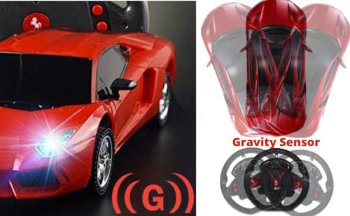 Sunzita® Gravity Sensor Racing Car with Rechargeble Baterries & Steering Remote Control for Kids Above 4 Years, Multi Color & Multi Model Sports car - Image 3
