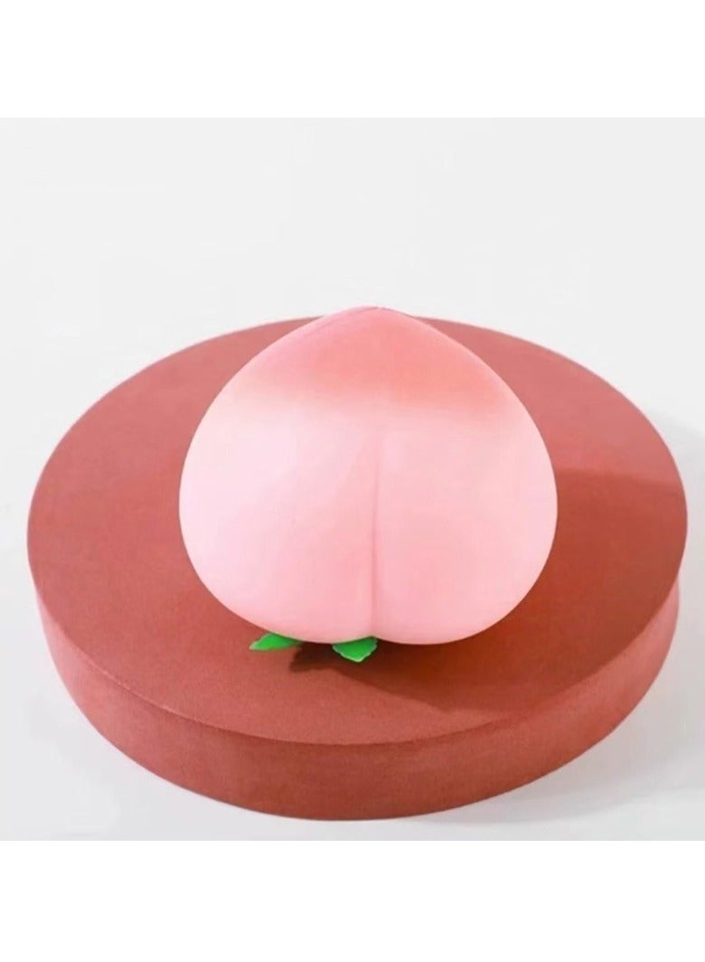 يا إلهي 2 Pcs Peach Shaped Squishy High Anxiety Anti Stress Reliever Squeeze Ball Toy - Image 4
