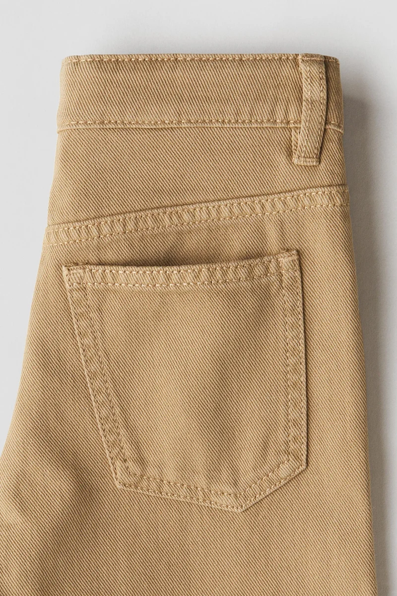 H&M Loose-fit cotton twill trousers