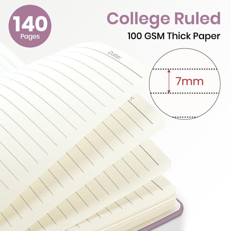 Zotia Lined Spiral Journal Notebook For Women  A5 College Ruled Journals For Writing  Hardcover Notebooks For Work  Note Taking And Office School Supplies 140 Pages - Mystic Forest - Image 2