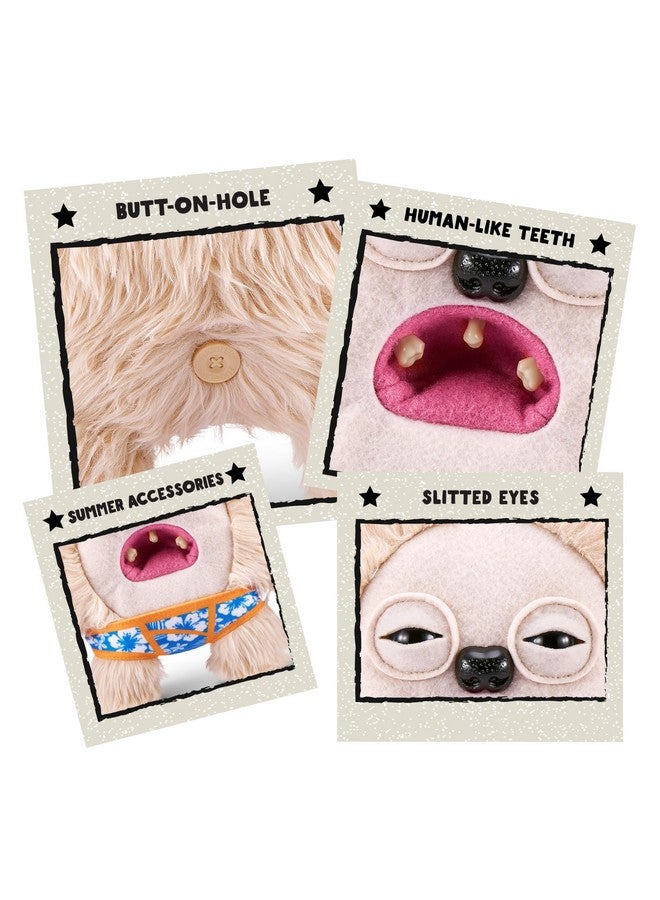 Fuggler فوجلر فايبز العطلة من زورو، وحش قبيح مضحك، لعبة محشوة، قابلة للجمع، (هدج جروغ - كريمة) - Image 4