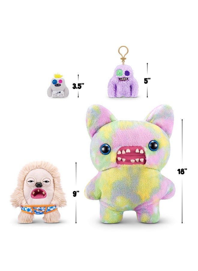 Fuggler فوجلر فايبز العطلة من زورو، وحش قبيح مضحك، لعبة محشوة، قابلة للجمع، (هدج جروغ - كريمة) - Image 3