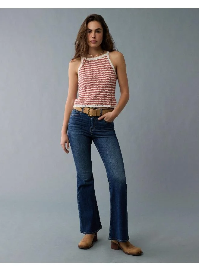 American Eagle Elevate your warm weather wardrobe with this chic tank top, crocheted for a luxe textured look.