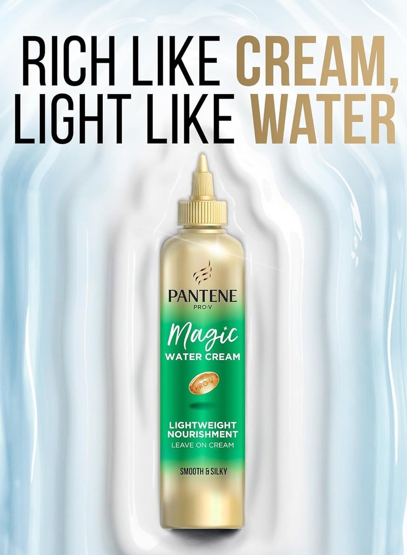 Pantene Magic Water Cream - Lightweight Nourishment Leave On Cream Smooth & Silky 270ml - Image 3