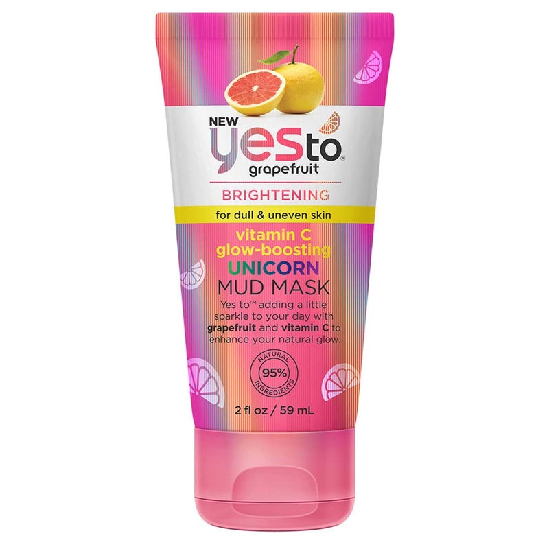 Yes To Grapefruit Vitamin C Glow-Boosting Unicorn Mud Mask , 2 Fl Oz (Pack of 1) - Image 1