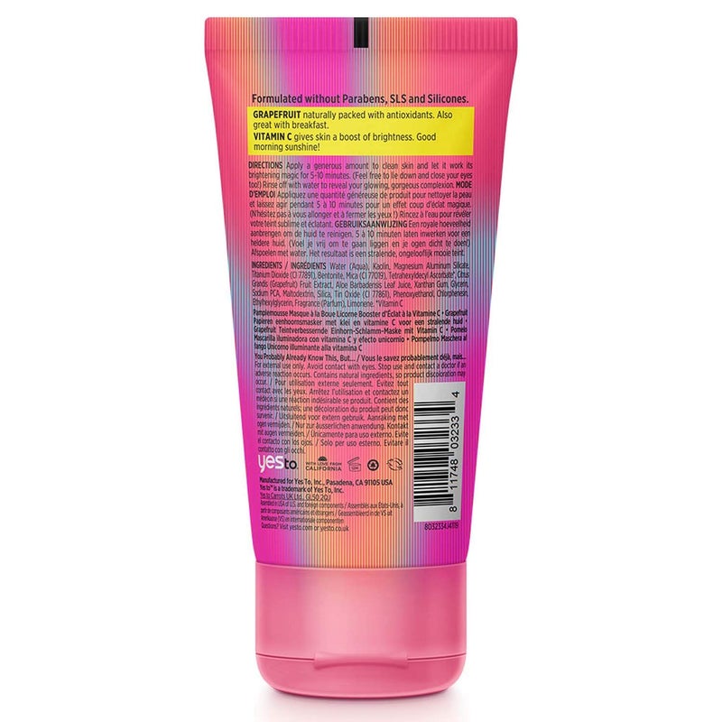 Yes To Grapefruit Vitamin C Glow-Boosting Unicorn Mud Mask , 2 Fl Oz (Pack of 1) - Image 2