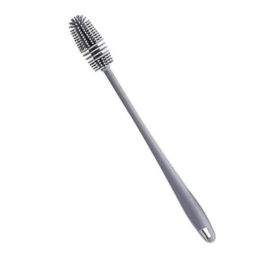 Raxon Innovation [Long Handle Water Bottles Cleaner for Hydro Flask] [Glassware Cleaning Flexible Bristles Brush] [Bottle Mug Cleaning Brush] (Color - Grey) (Pack of 2) - Image 1