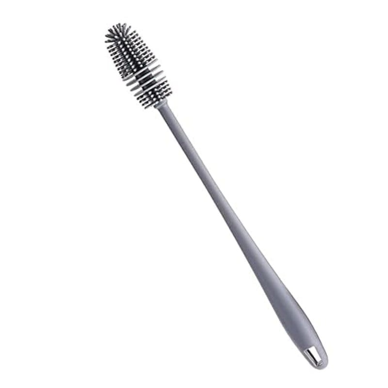 Raxon Innovation [Long Handle Water Bottles Cleaner for Hydro Flask] [Glassware Cleaning Flexible Bristles Brush] [Bottle Mug Cleaning Brush] (Color - Grey) (Pack of 2) - Image 5