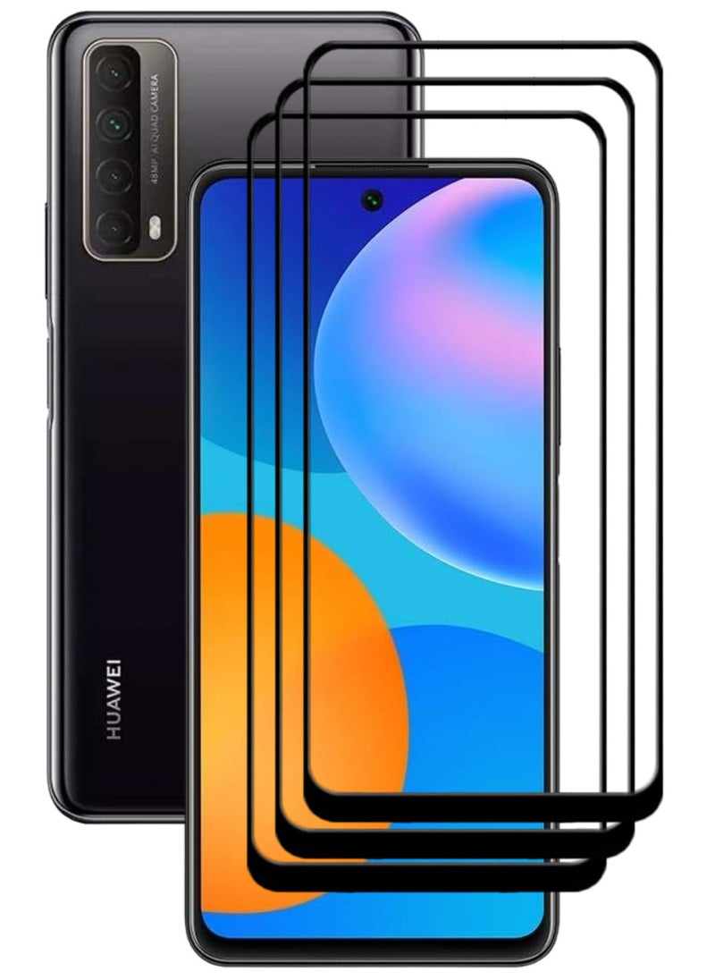 ACLIX 3 Pieces Antistatic ESD Dustproof Premium Quality High Definition Tempered Glass Screen Protector Designed For Huawei Y7a - Image 1