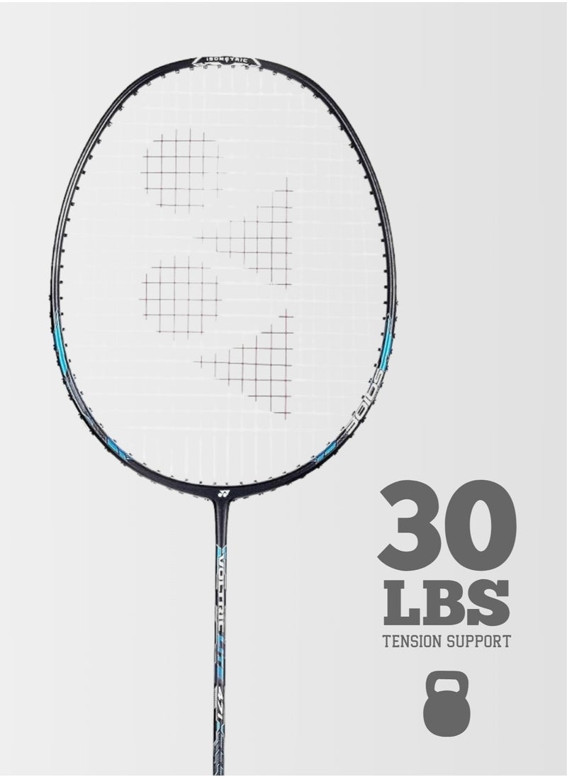 Yonex Voltric Lite 47i Graphite Badminton Racquet | 30 lbs Tension | Lightweight | Durable | Head Heavy Balance | Black, Standard | 4 3/4 inches Grip  - Image 2