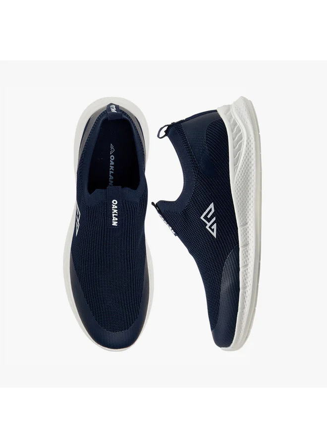 شو اكسبرس Men's Logo Print Slip-On Shoes
