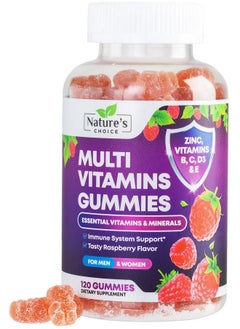 Multivitamin Gummies For Adults Immune Support Supplement Natural Complete Daily Multivitamin Gummy Vitamins Vegetarian Multi Vitamin A C E B6 B12 For Men & Women 120 Gummy Multivitamins