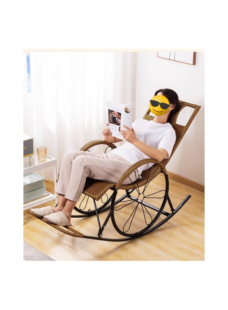 PROYARD Pro yard Bamboo Relaxing Rocking Chair - Image 4