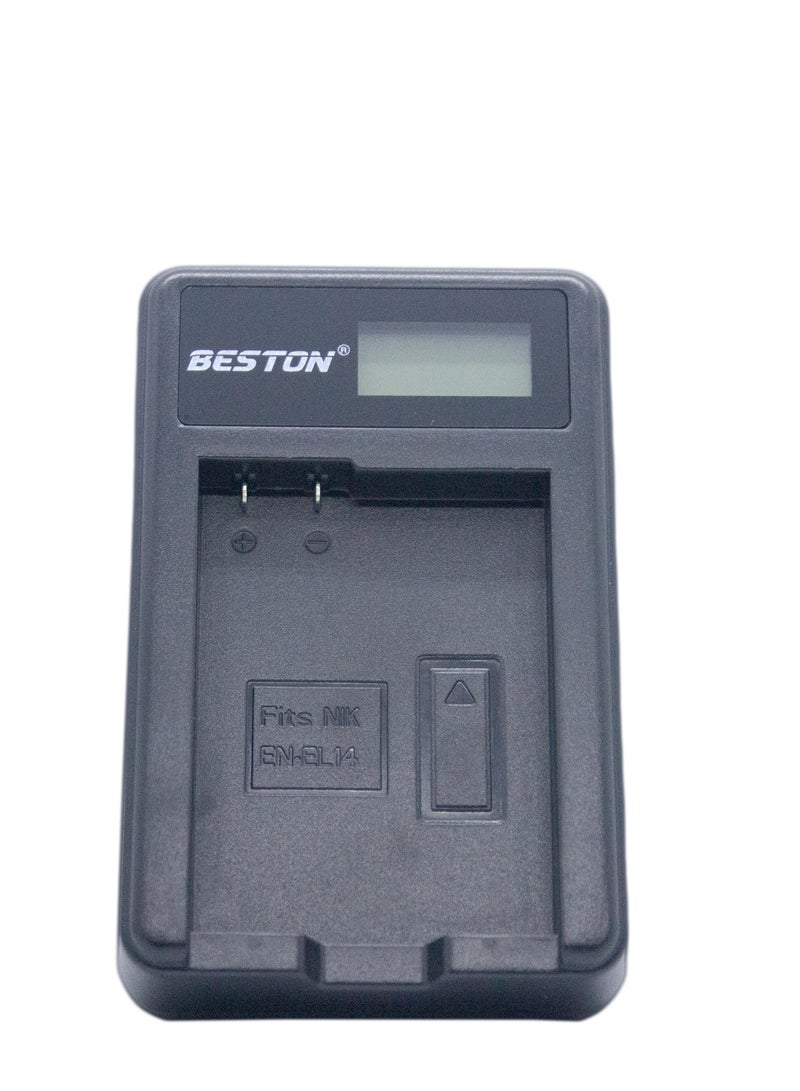 BESTON Beston Charger for Nikon EN-EL14 Batteries: Ensures quick and reliable charging for Nikon EN-EL14 batteries, keeping your Nikon camera ready for action. - Image 2