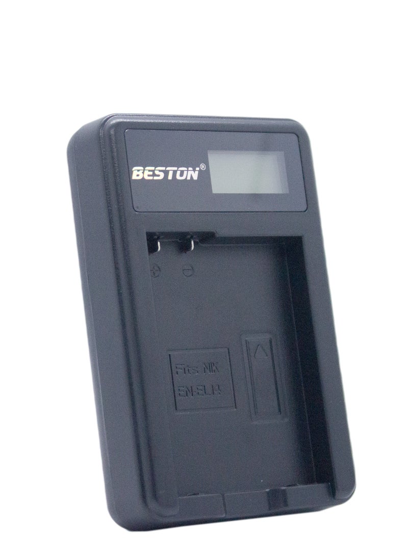 BESTON Beston Charger for Nikon EN-EL14 Batteries: Ensures quick and reliable charging for Nikon EN-EL14 batteries, keeping your Nikon camera ready for action. - Image 3