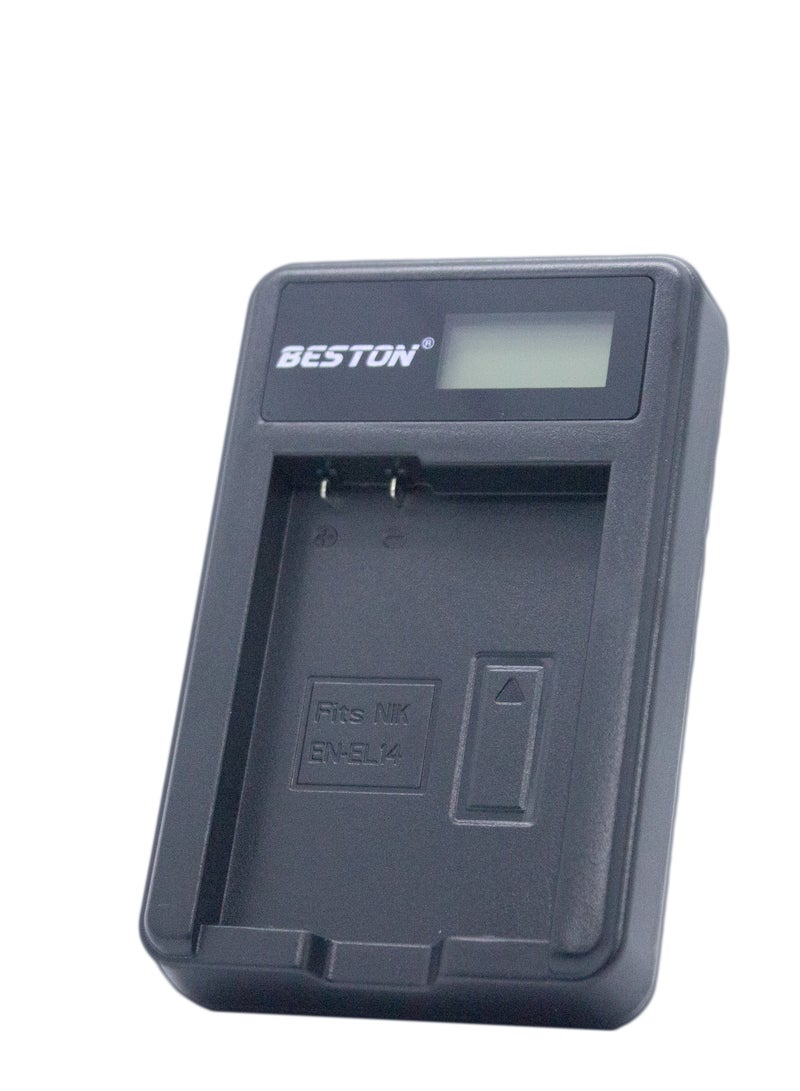 BESTON Beston Charger for Nikon EN-EL14 Batteries: Ensures quick and reliable charging for Nikon EN-EL14 batteries, keeping your Nikon camera ready for action. - Image 4