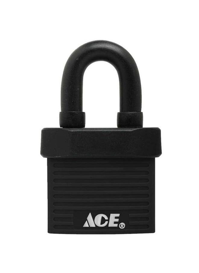 ACE Extreme Weather and Corrosion Resistant Hardened Steel Shackle Single Locking Padlock Black 1.5inch 382-30051  - Image 1