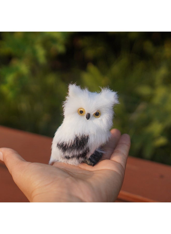 null - Mini Simulation Owl Harry Potter Plush Toy Gift Tree Pendant Partition Decoration-Color:A Mini Owl With A Sling-Dimensions:7.5cm High And 5.5cm Wide - Image 1