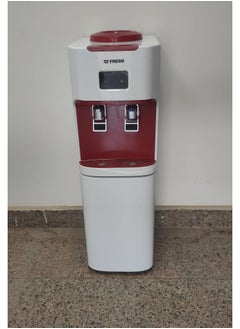 Fresh Fresh water cooler, 2 taps, cold and lukewarm, in white/burgundy color, modern design  - Image 2