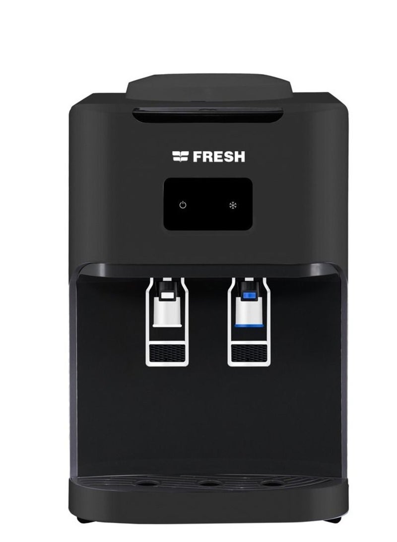 Fresh Water Dispenser with 2 Taps, Black, Desktop, FW-17VDB - Image 1