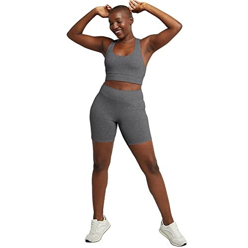 Hanes Women's Stretch Jersey Bike Short - Image 5