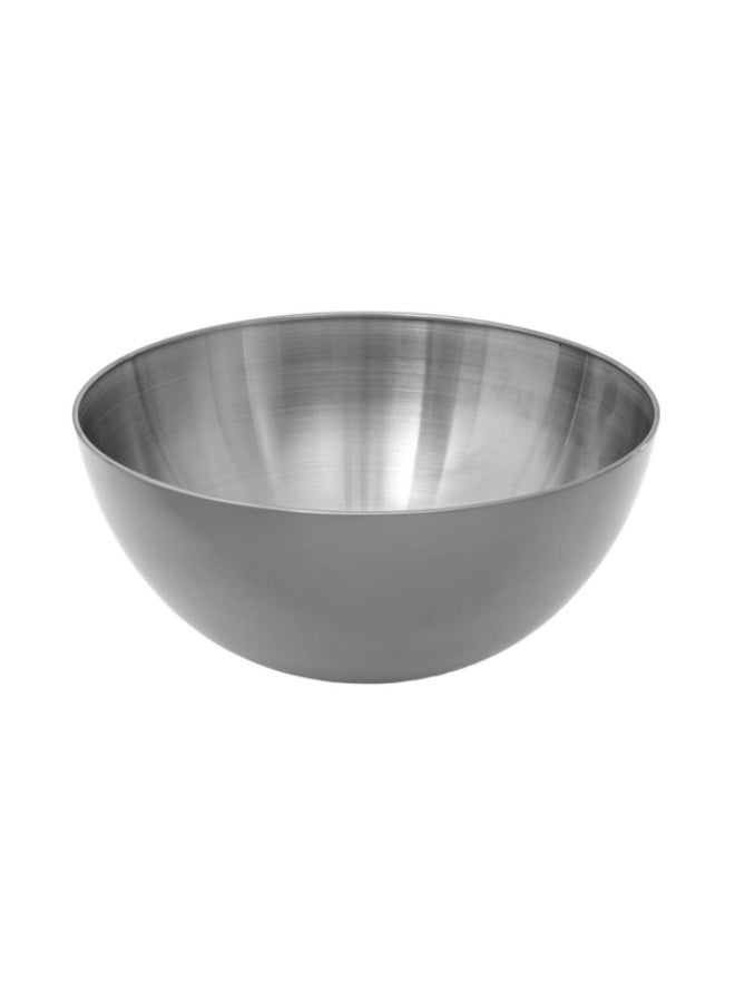 Stainless Steel Non-Slip Salad Bowl Silver 24cm