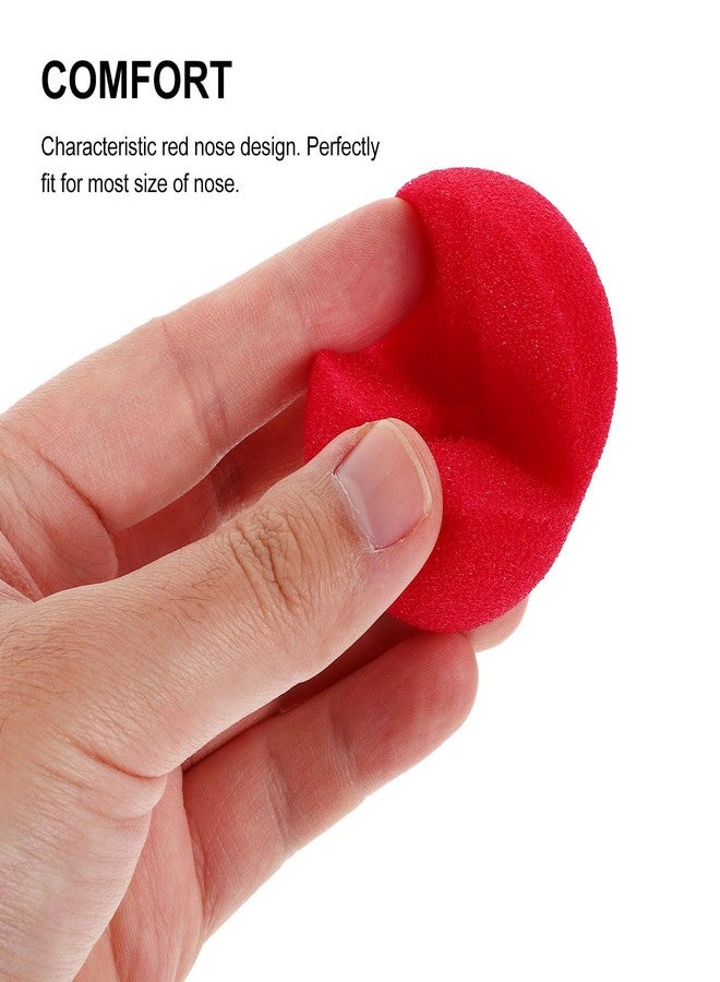 Tinksky Foam Clown Nose Red Circus Clown Nose Costume Accessory for Halloween Christmas Carnival Circus Party Decorations - Image 5