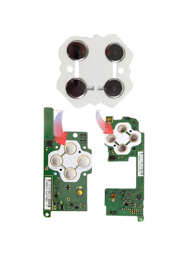 Trendsetter (2-Piece Set), Compatible With Switch Joycon Controller, Abxy Button Stickers, Repair Parts, Up Down Left Right Buttons, Ns Controller Repair Tool - Image 3