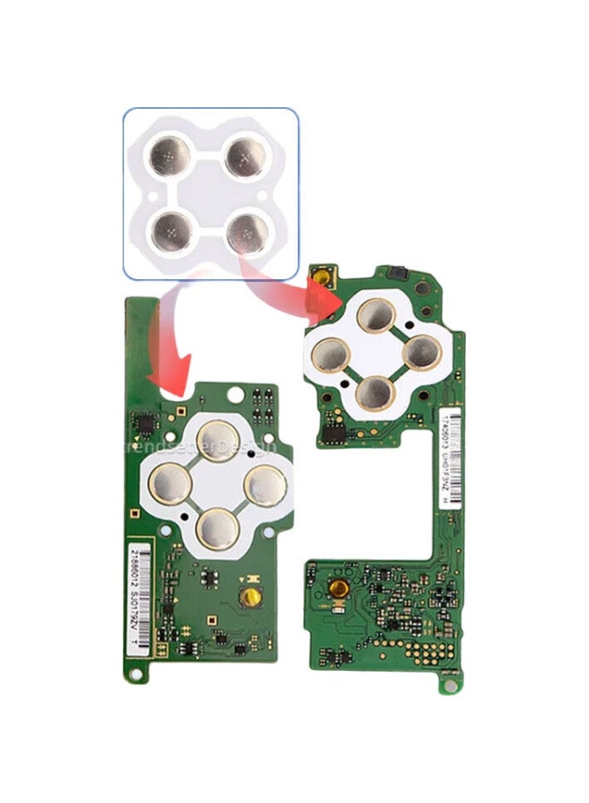 Trendsetter (2-Piece Set), Compatible With Switch Joycon Controller, Abxy Button Stickers, Repair Parts, Up Down Left Right Buttons, Ns Controller Repair Tool - Image 2