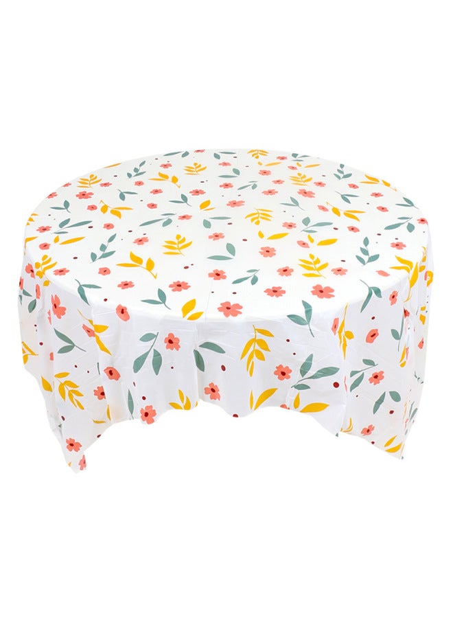 10 Disposable Tablecloth Ins Small Fresh Party Kindergarten Printed Plastic Waterproof Tablecloth Household Square-Color:2.2x 2.2 Meter Red Grid 10 Price Each Independent Packaging - Image 3