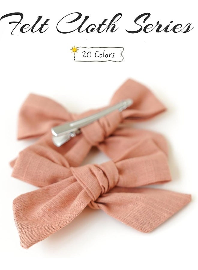 Prohouse 40 PCS Baby Girl Hair Clips, Alligator Hair Bows for Toddlers & Kids, Baby Hair Accessories - Image 2