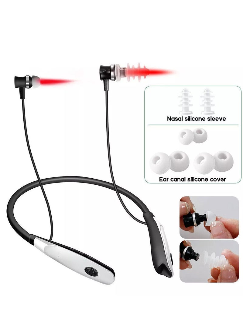 VICTGOAL Red Light Therapy Device for Nose & Ears, 650nm Portable Red Light Ear Therapy Device, 2 in 1 Laser Therapy Device Kit With Ear Canal Silicone Cover and Nasal Silicone Sleeve  - Image 1