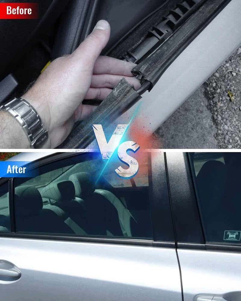 TIKSCIENCE Weatherstrip Window Moulding Trim Seal Belt for Honda Civic Sedan 2012-2015 - Image 4