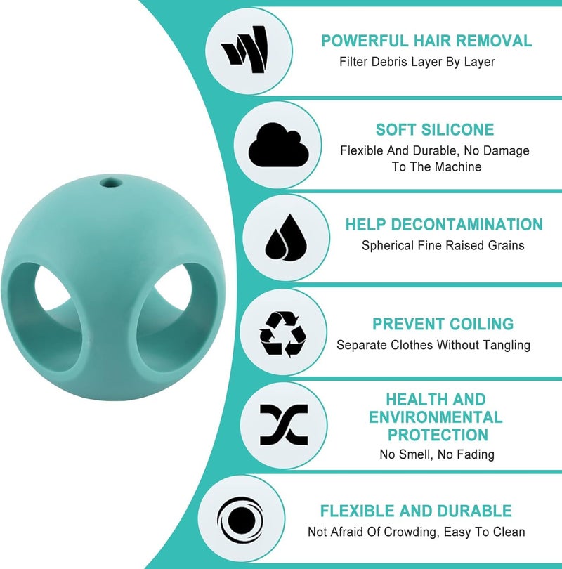 Pilipane Washing Ball for Washing Machine,Magic Laundry Ball,Dryer Ball, Eco-Friendly Washing Ball, Anti-Limescale Ball Magnetic Washing Ball, 1500 Washings, Housewife Helper - Image 2