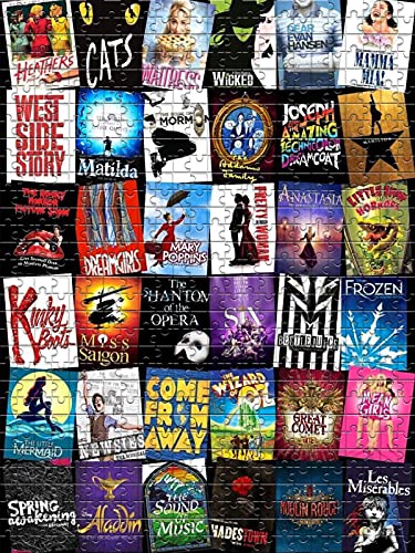 XIECCX Jigsaw Puzzles for Adults 1000 Piece High Challenging DIY Large Puzzle Educational Toy Funny Family Games Unique Home Decor Musical Theater - Image 5